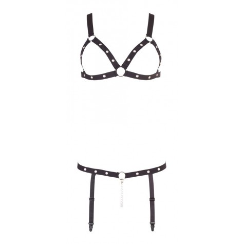 Эластичный откровенный комплект Bad Kitty Strap Bikini